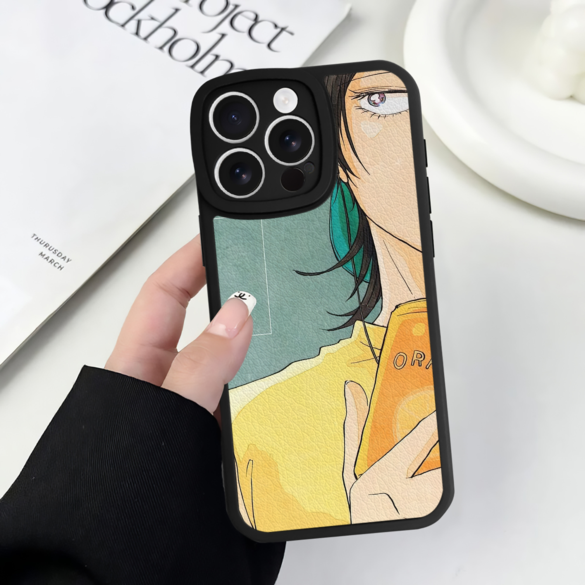 （画像用） ジョジョの奇妙な冒険 JoJo's Bizarre Adventure 【iPhone 16シリーズ対応】シリコンスマホケース（レザー調） 材質：シリコン